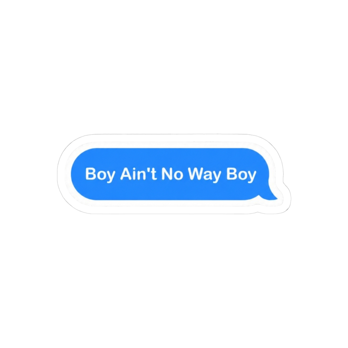 Boy Ain't No Way Boy Sassy Sticker