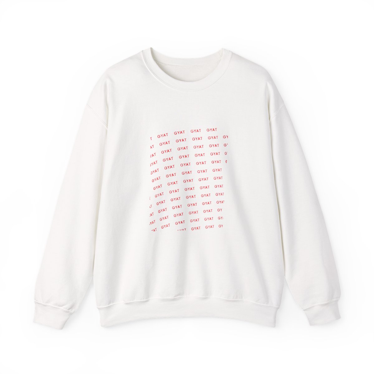 GYAT Bold Red Logo Sweatshirt - Urban Slang Streetwear Gift